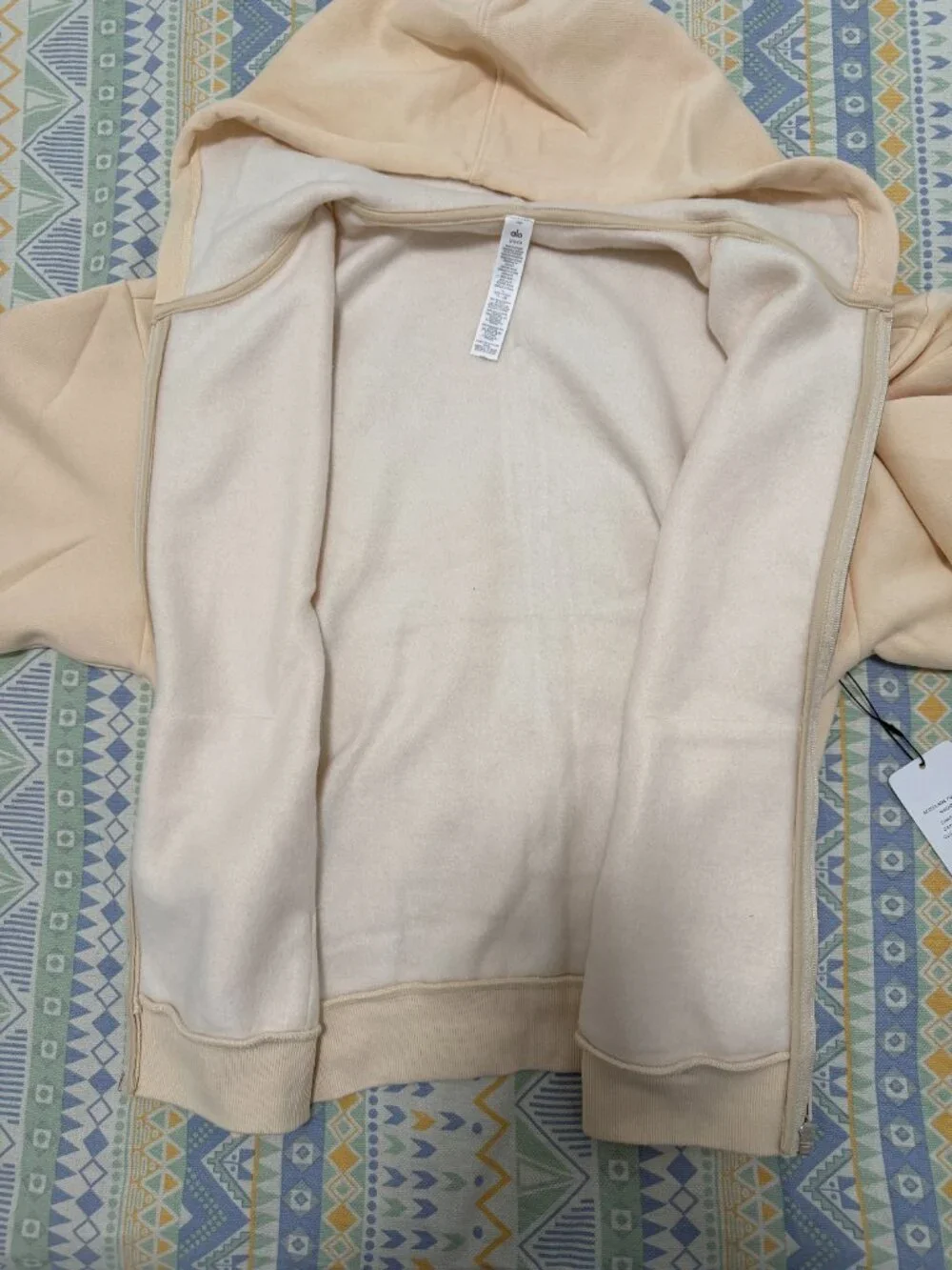 Alo Yoga Accolade Full Zip Hoodie And Straight Leg Sweatpant Set